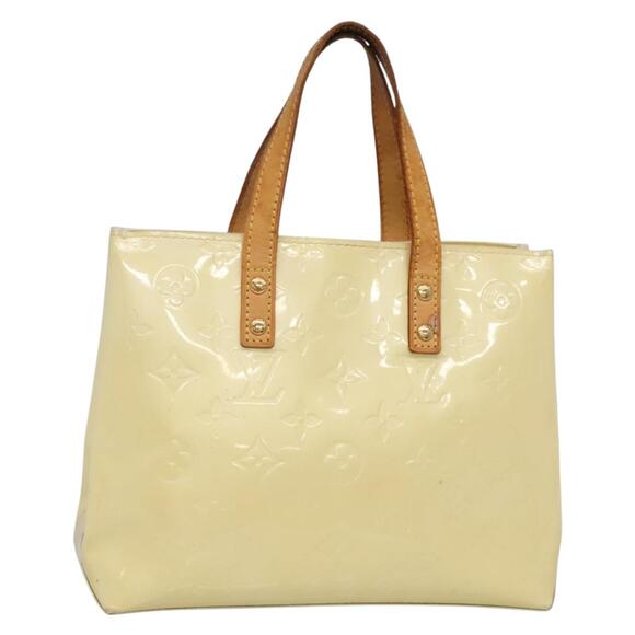 LOUIS VUITTON Monogram Vernis Reade PM Hand Bag Perle M91336 - Picture 1 of 12